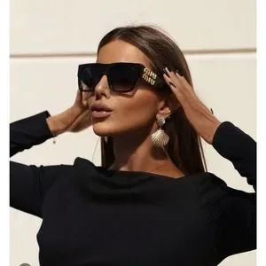 Miu Miu | Accessories | Miu Miu Sunglasses Mu 9ws Abs0 Black  display picture 2